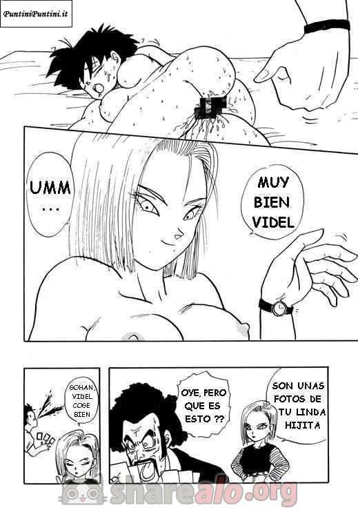 Cobrar (Androide 18 y Videl hacen Lesbianismo) 17