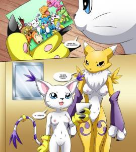 Online - Agradecimientos (Tailmon y Renamon Orgía Digimon) - 2