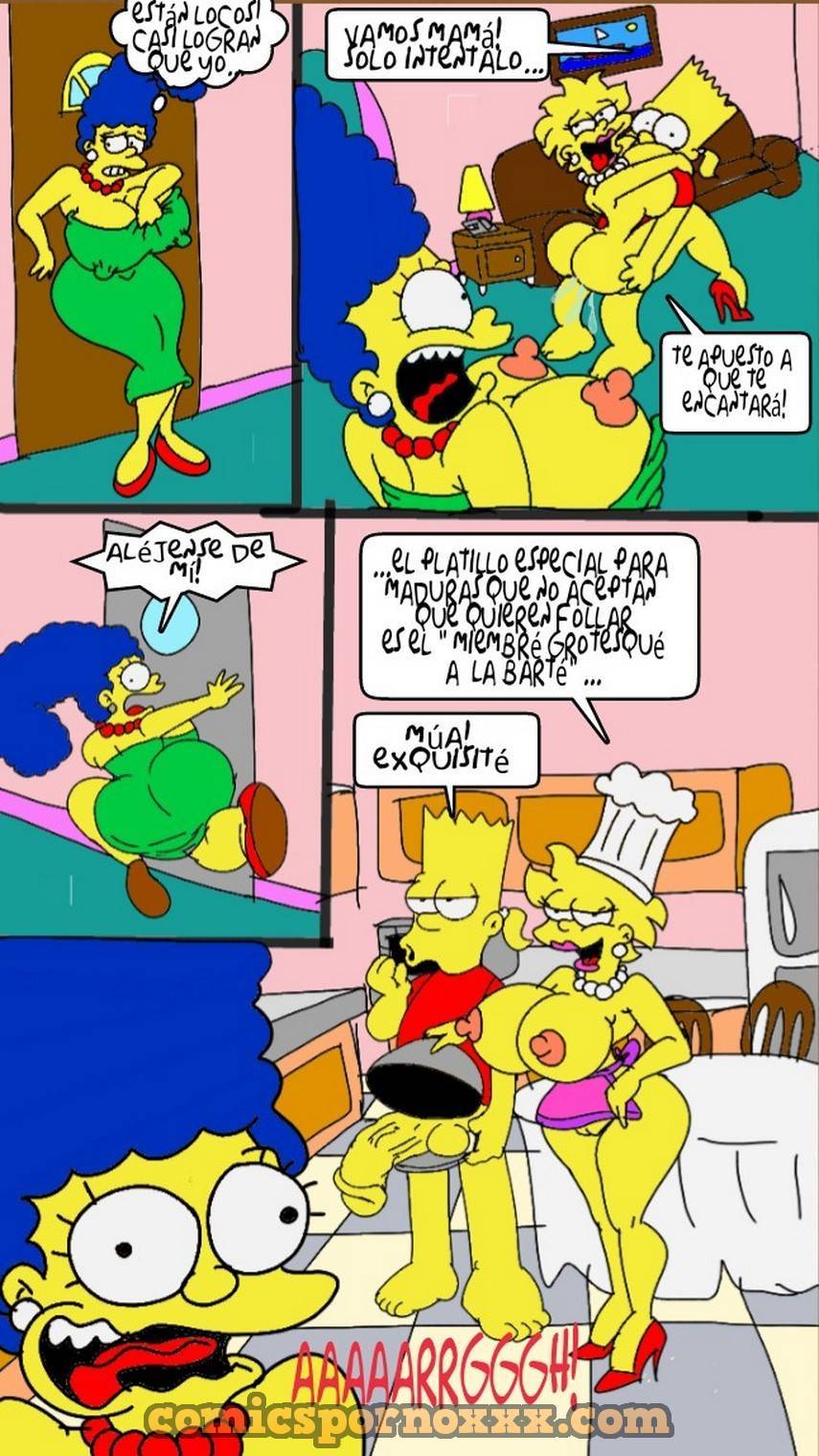 Marge y Lisa Simpson Versión Tetonas Folladas por Bart 5