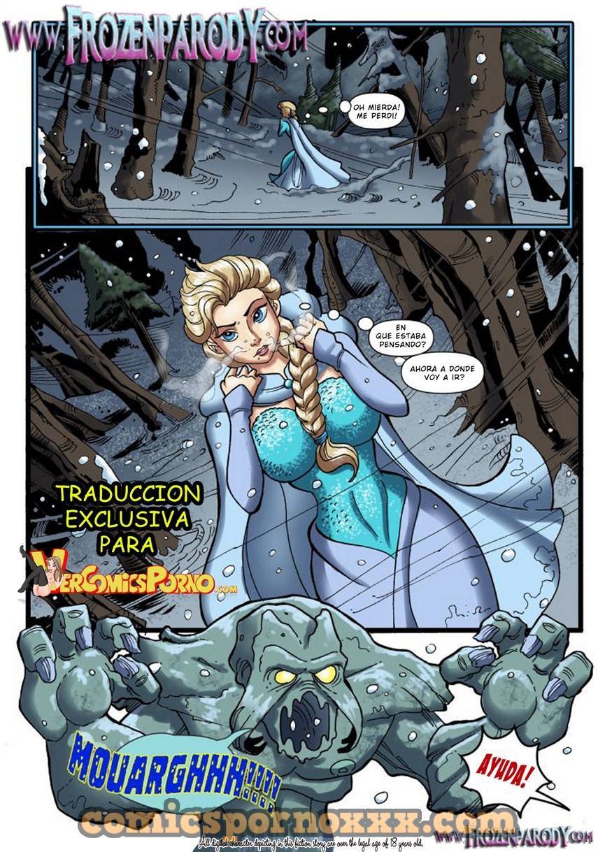 Frozen y el Monstruo de la Nieve  - Imagen 1  - Comics Porno - Hentai Manga - Cartoon XXX