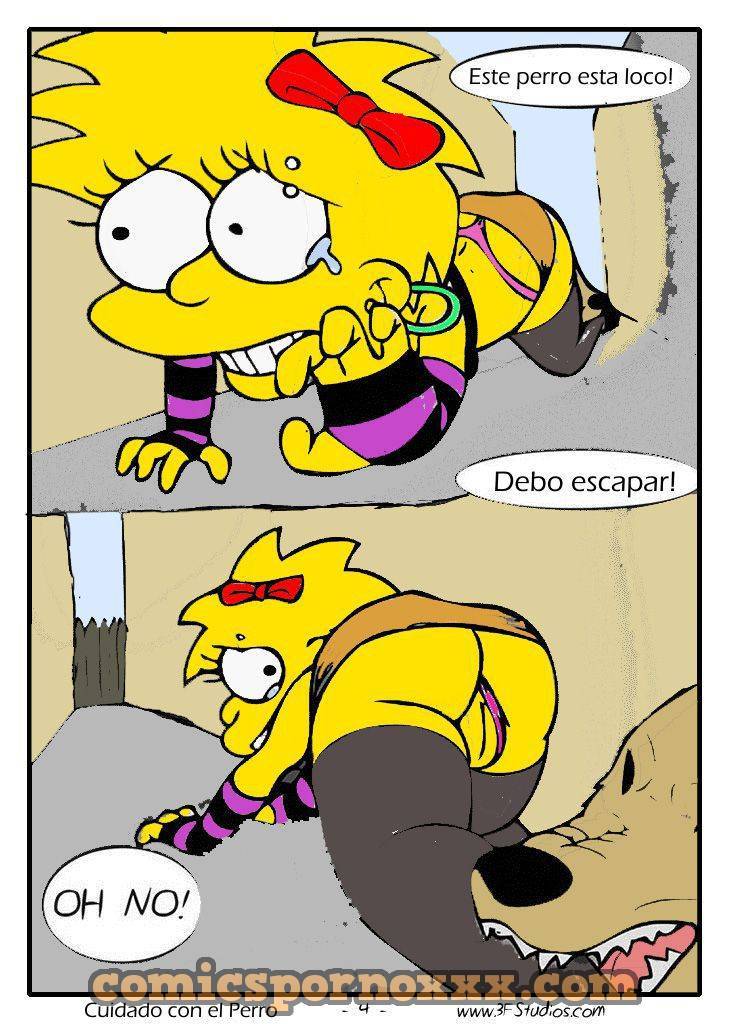 Zoofilia de Los Simpson (Lisa Violada por Perro) 4