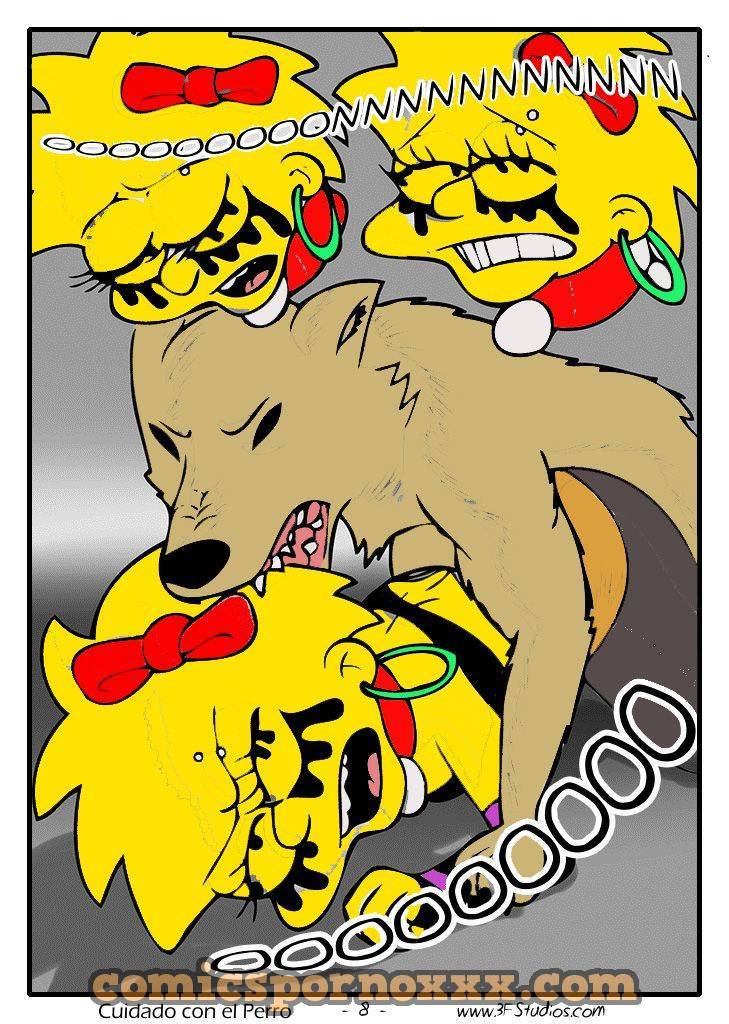 Zoofilia de Los Simpson (Lisa Violada por Perro) 8