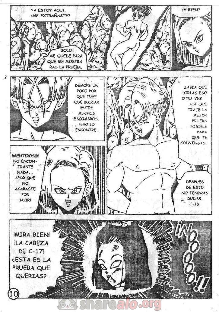 La Androide 18 Violada por Trunks 11