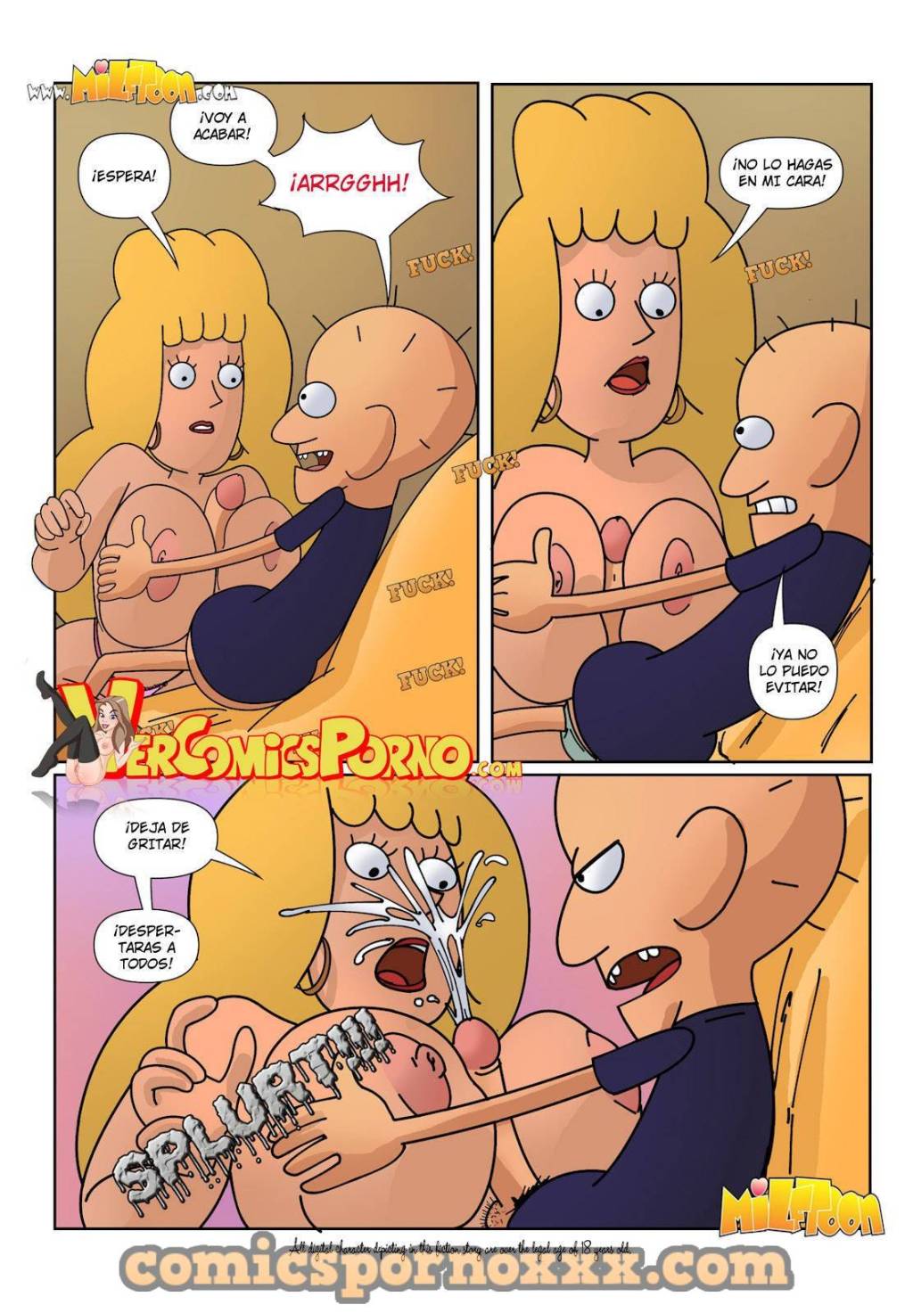 Milftoon Sumo (Clarence Amantando con su Leche a Sumo) 10