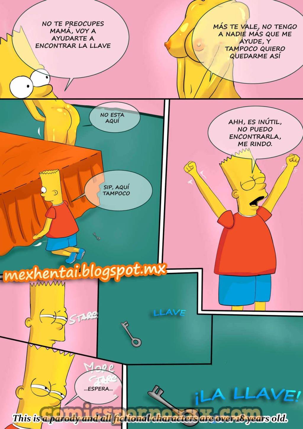 Bart Simpson Folla a su Madre Marge en Cuatro Patas 19