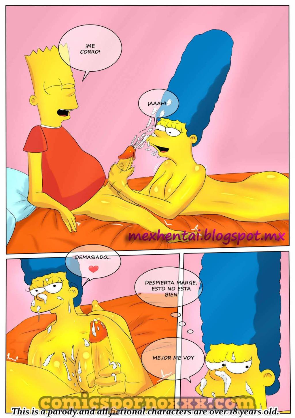 Bart Simpson Folla a su Madre Marge en Cuatro Patas 33