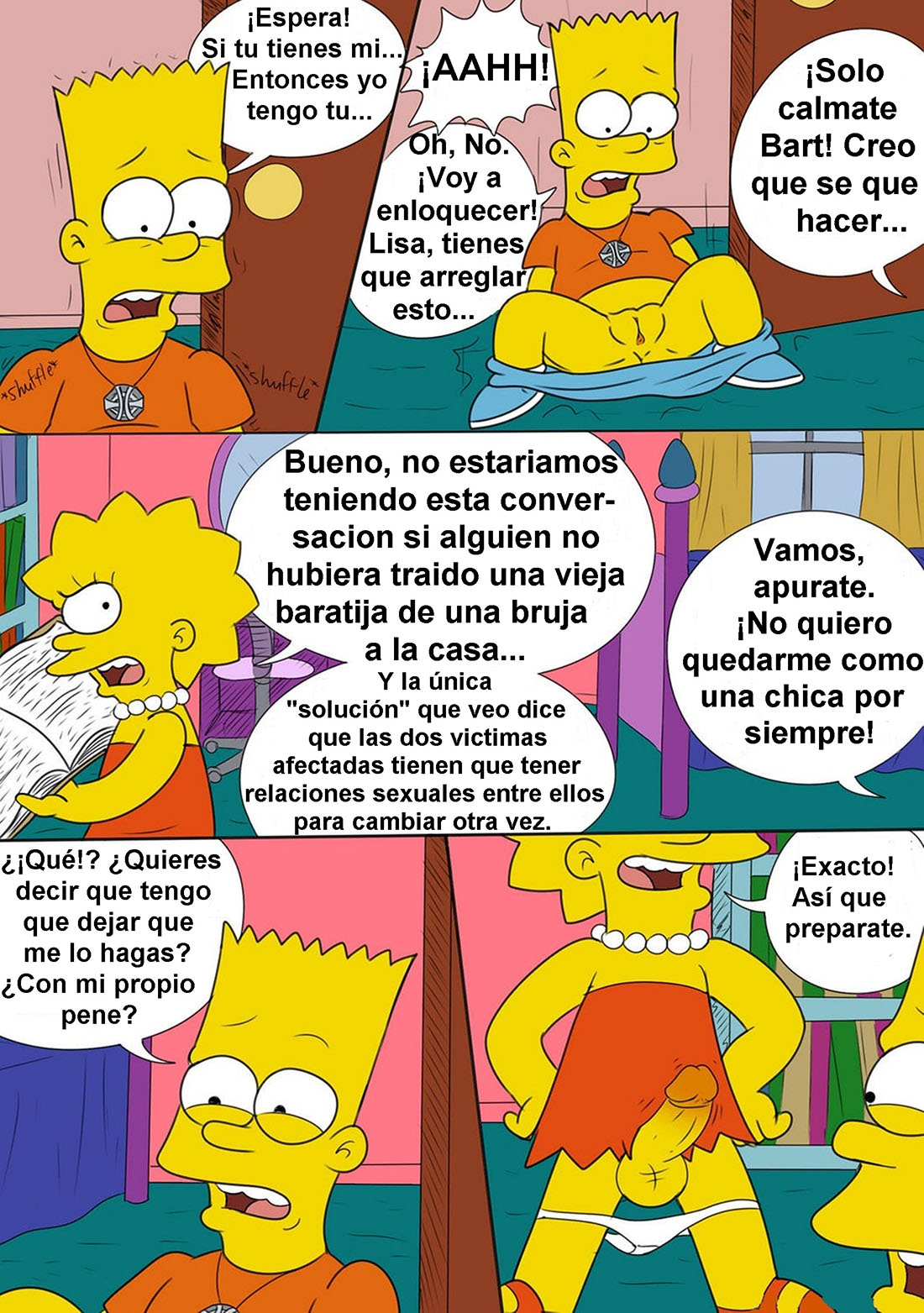 Cambiando de Sexo (Los Simpson Futanari)  - Imagen 3  - Comics Porno - Hentai Manga - Cartoon XXX