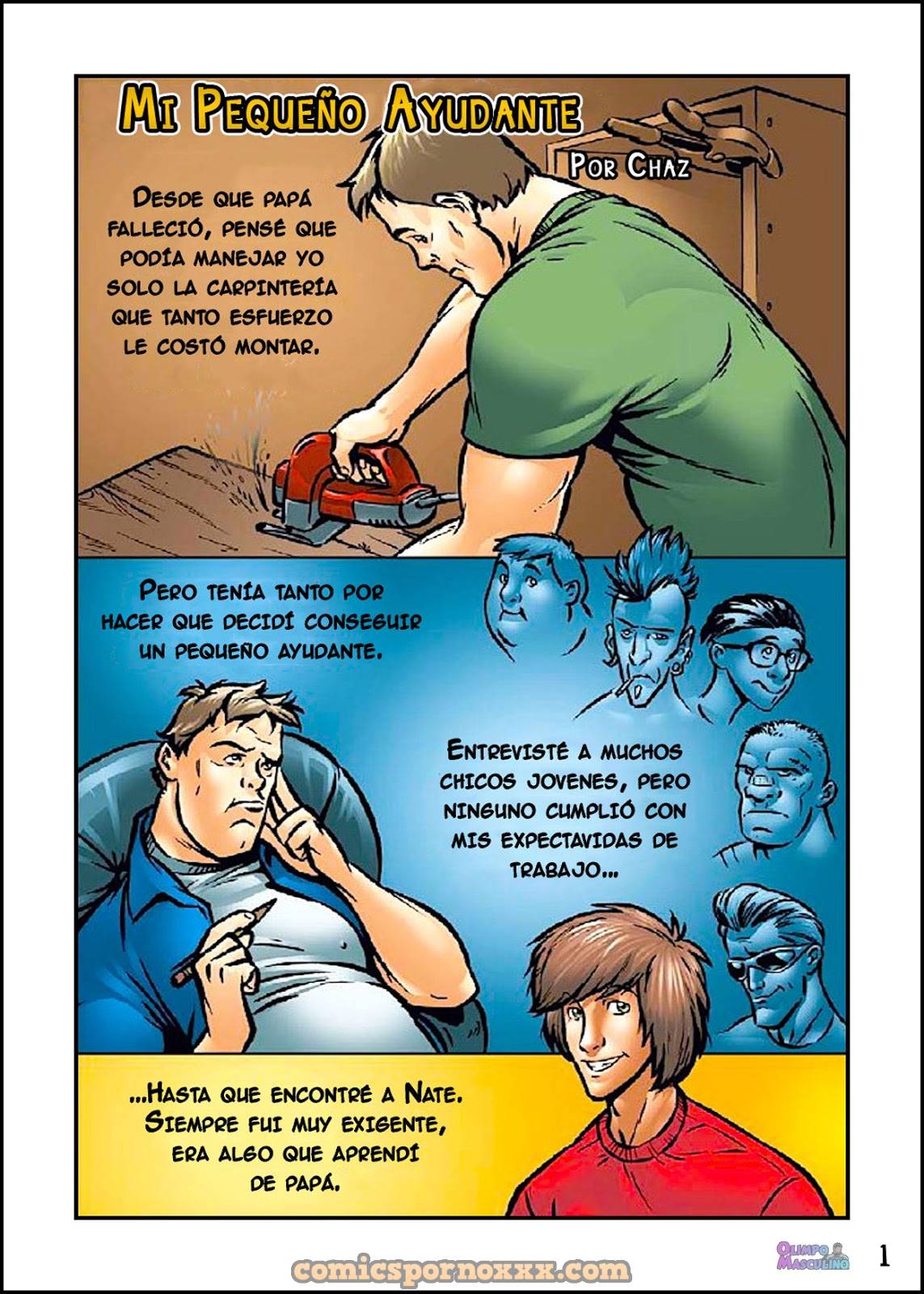 El Aprendiz (Gay)  - Imagen 1  - Comics Porno - Hentai Manga - Cartoon XXX