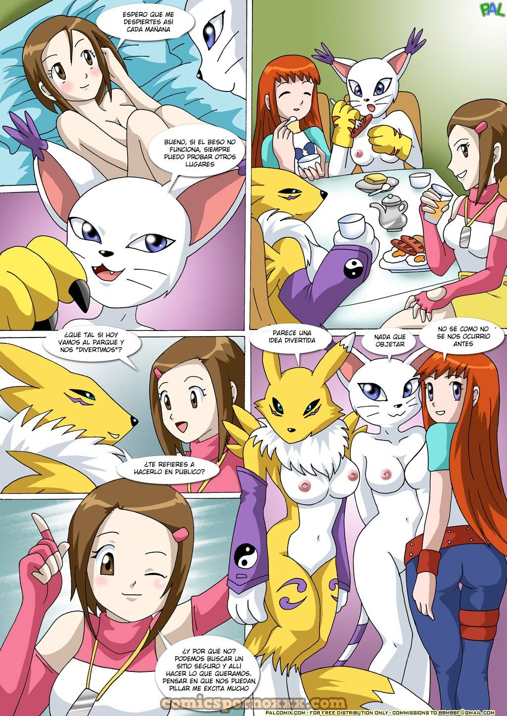 Las Nuevas Modelos de Digimon  - Imagen 6  - Comics Porno - Hentai Manga - Cartoon XXX