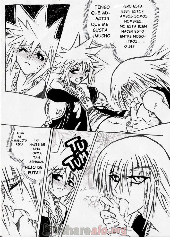 Unknown Kingdom Hearts Yaoi Doujin (Sora y Riku Sexo Caliente) 341_15