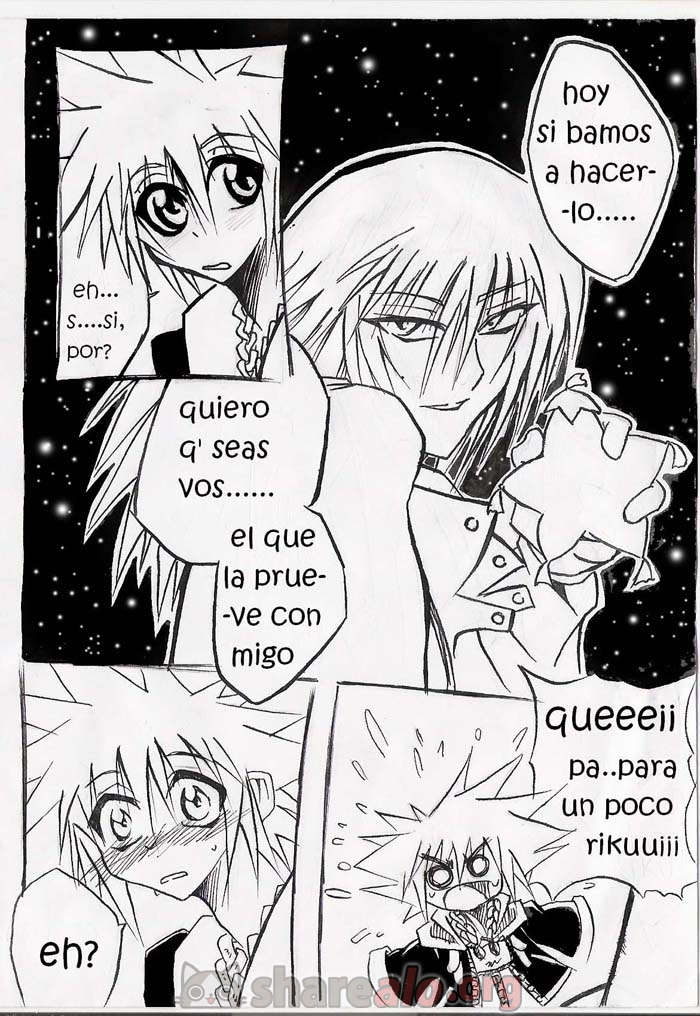 Unknown Kingdom Hearts Yaoi Doujin (Sora y Riku Sexo Caliente) 341_4