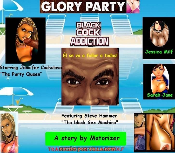 Glory Party (Interracial)  - Imagen 2  - Comics Porno - Hentai Manga - Cartoon XXX