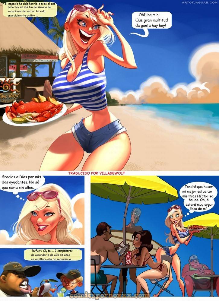 Summer Job Milf (El Arte del Jaguar)  - Imagen 2  - Comics Porno - Hentai Manga - Cartoon XXX