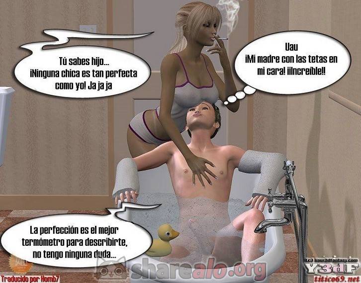 Nadia y su Hijo Jimmy (3D Incesto) 38