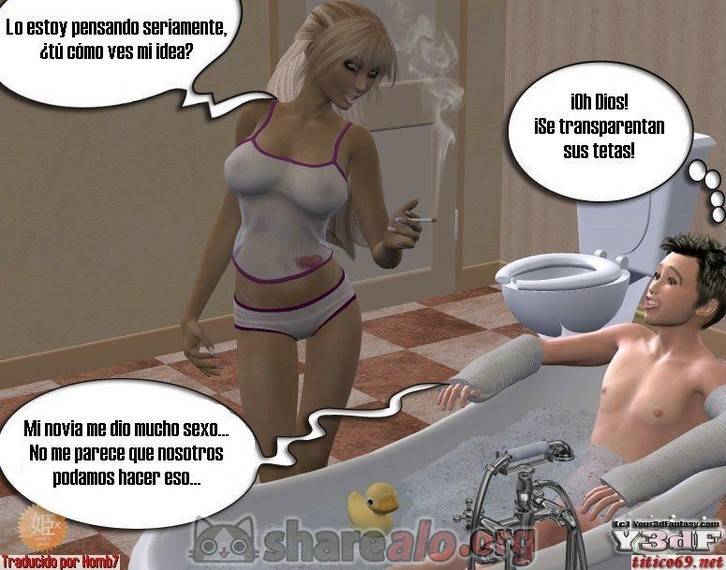 Nadia y su Hijo Jimmy (3D Incesto) 40