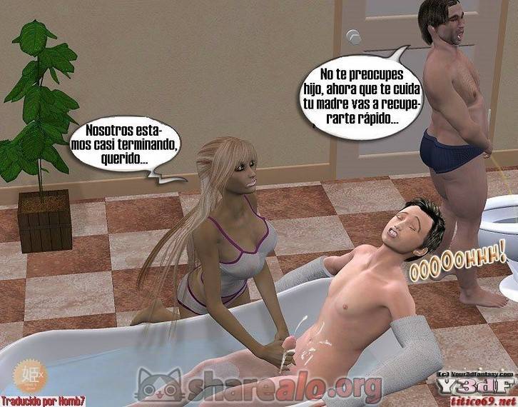 Nadia y su Hijo Jimmy (3D Incesto) 53