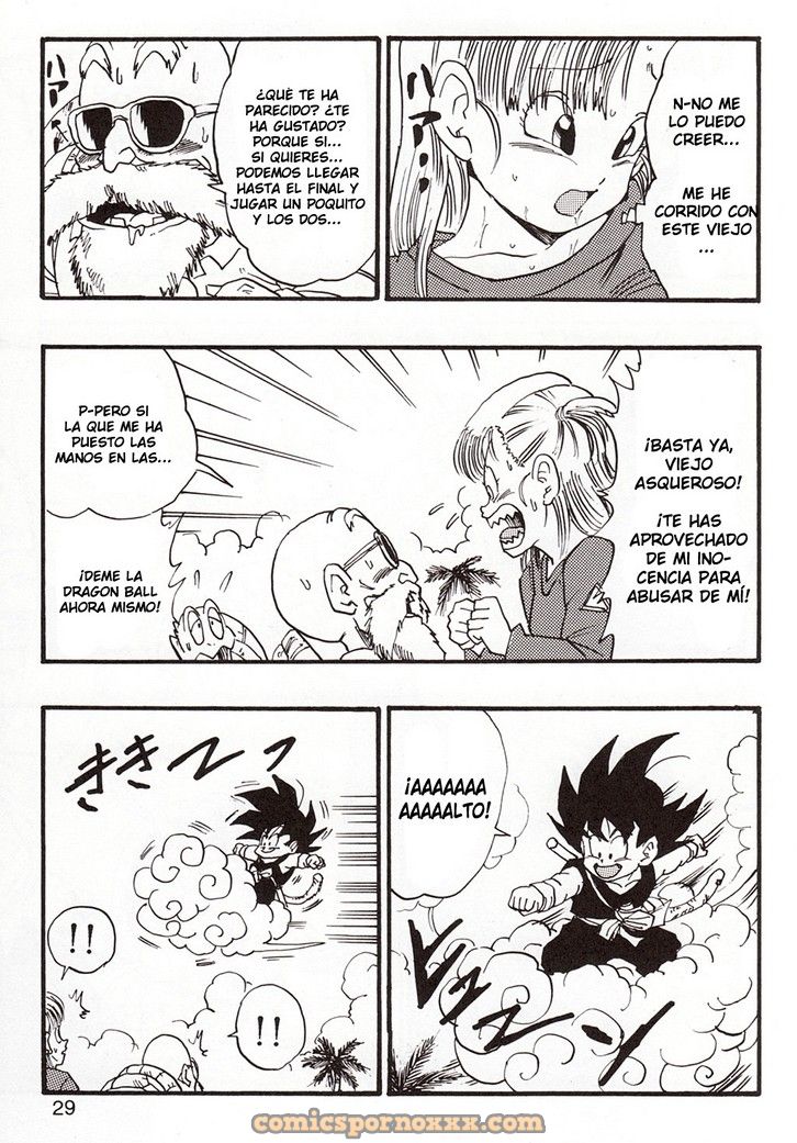 Los Episodios de Bulma con Roshi y Goku 29