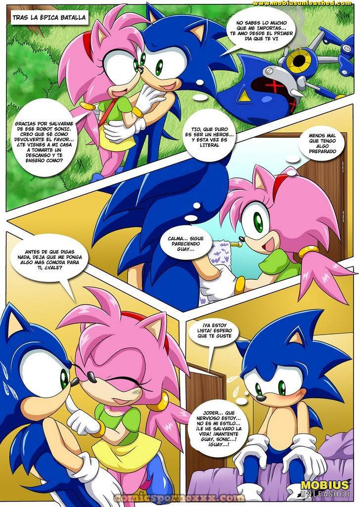 La Primera Impresión (Sonic Follando a Amy) 2