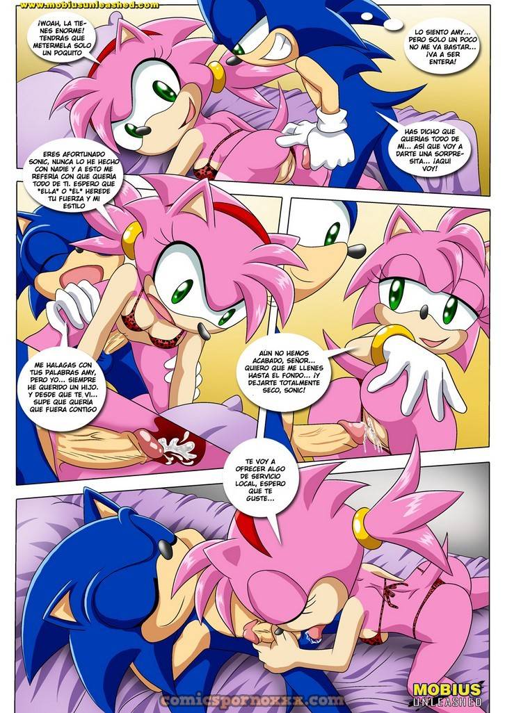 La Primera Impresión (Sonic Follando a Amy) 4