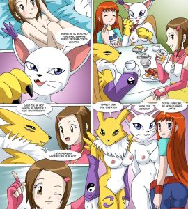 Comics XXX - Las Nuevas Modelos de Digimon - 6