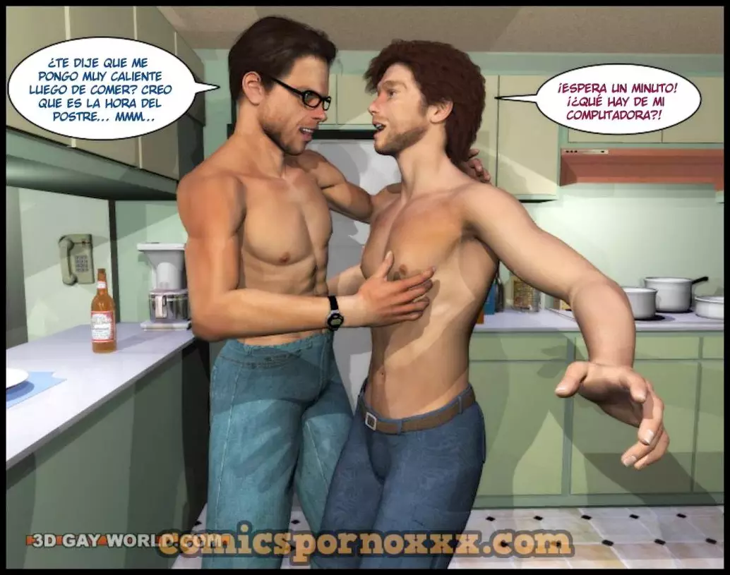 El Nerd Gay de las Computadoras  - Imagen 23  - Comics Porno - Hentai Manga - Cartoon XXX