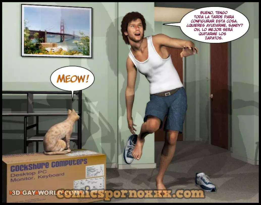 El Nerd Gay de las Computadoras  - Imagen 5  - Comics Porno - Hentai Manga - Cartoon XXX