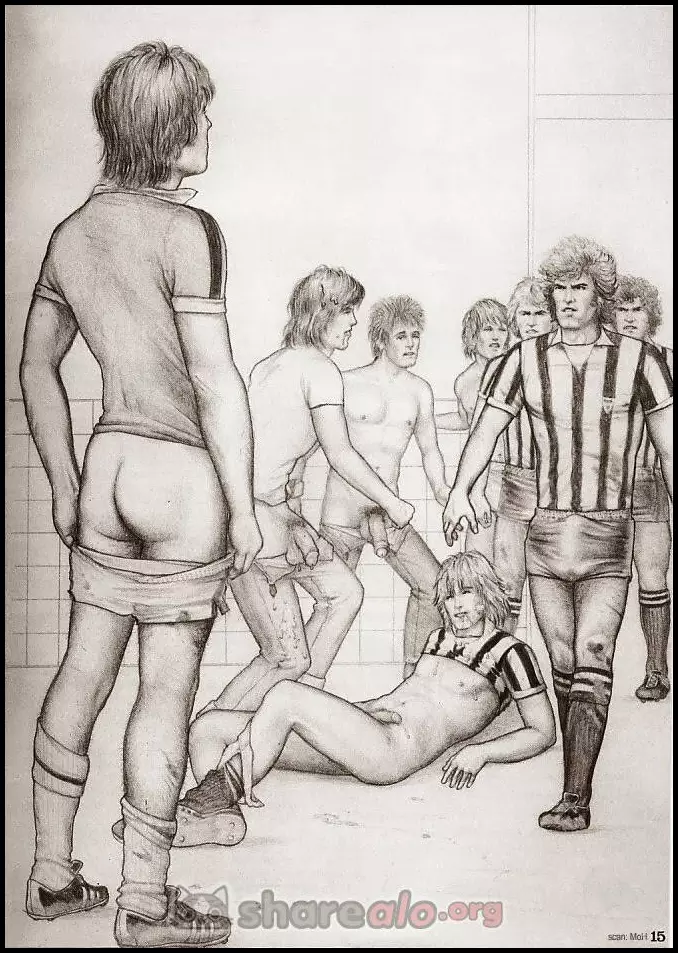 Futbolistas Homosexuales Teniendo Sexo en el Vestuario  - Imagen 15  - Comics Porno - Hentai Manga - Cartoon XXX