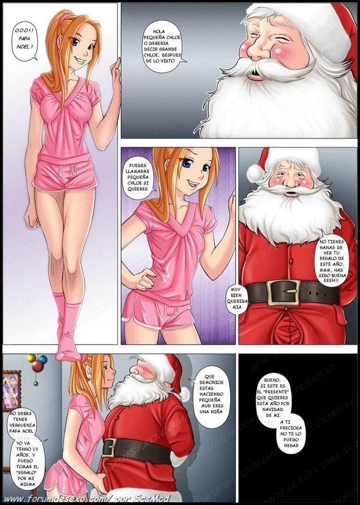 Merry Xmas Chloe (La Navidad de Chloe) - 4 - Comics Porno - Hentai Manga - Cartoon XXX
