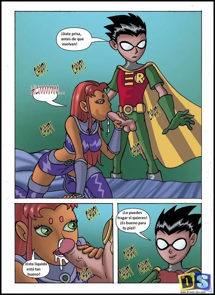 Robin se Folla a Starfire  - Imagen 2  - Comics Porno - Hentai Manga - Cartoon XXX