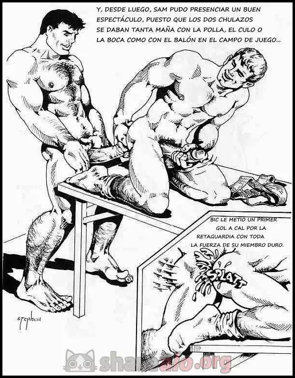 Sexo en el Vestuario Gay  - Imagen 4  - Comics Porno - Hentai Manga - Cartoon XXX