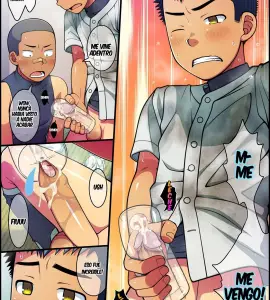 Manga - Dos Amigos Gays Comparten una Paja con un Masturbador - 8