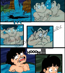 Porno - Goku Hace Incesto con su Hijo Gohan en la Bañera - 3