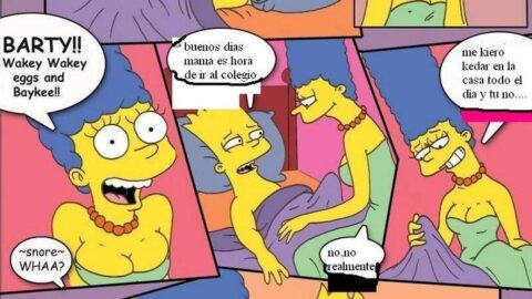 Bart y Hugo se Fornican a Marge y Lisa Simpson