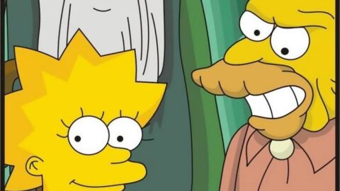 Lisa Simpson en «Abuelos Furiosos»