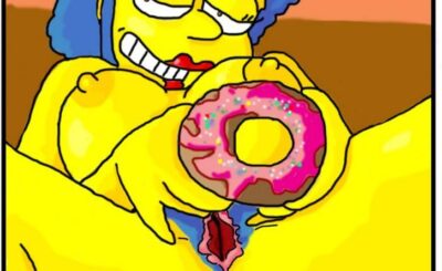 Marge y Lisa Simpson Vendedoras de Donas - Hentai - Comics - Manga