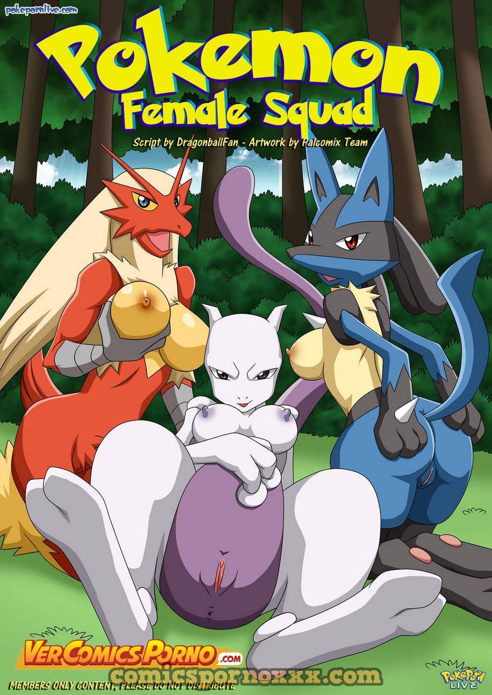 Pokemon Female Squad - ComicsPornoXXX.com