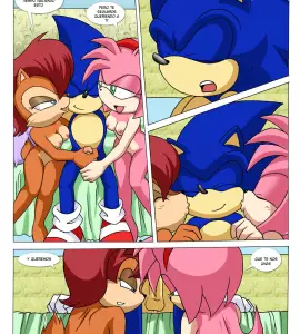 Cartoon - Divertida Noche de Sábado #1 (Saga Completa de Sonic, Sally, Amy, Tails, Knuckles) - 11