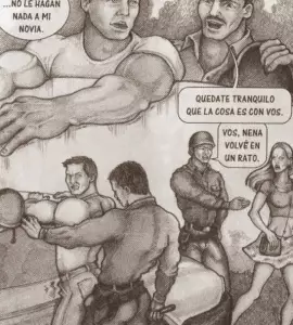 Hentai - Pareja Heterosexual Violados por la Policía Montada (Gay) - 5