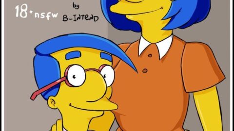 Sexo Incesto entre Milhouse y su Mama (Milhouse x Luann)