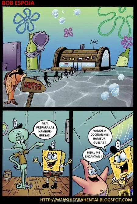 Bob Esponja Parodia Porno