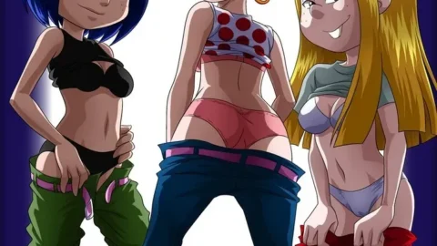 Ed Edd Y Eddy Dirigiendo A Un Duro Ed