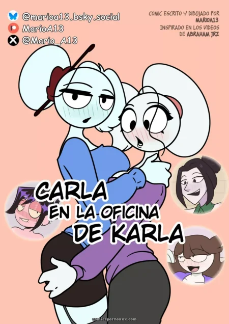 Carla en la oficina de Karla - Marioa13