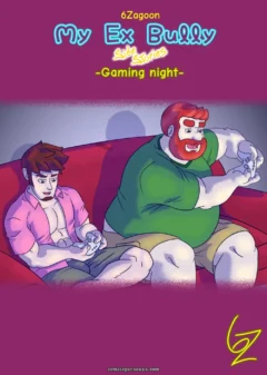Un hombre con un red face y una mujer en un sofá se están jugando videojuegos.
