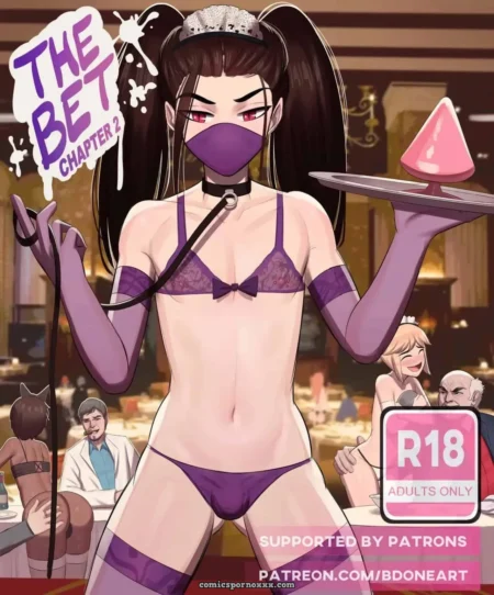 La imagen es una parodia de The Bet Chapter 18. +18 nsfw