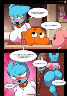 Gumball se levanta con un resfriado, mientras Gumball se duerme en el escritorio.