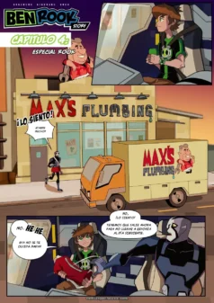 Adolescente en camiseta verde sentado mientras un alienígena le manosea la entrepierna en una nave espacial