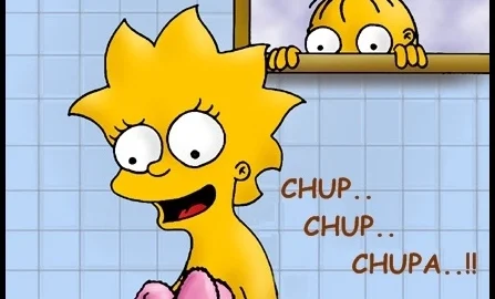 Chupa Chups – Porno de Lisa Simpson con Ralph Gorgory