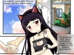 Kuroneko Gets Anal Fucked