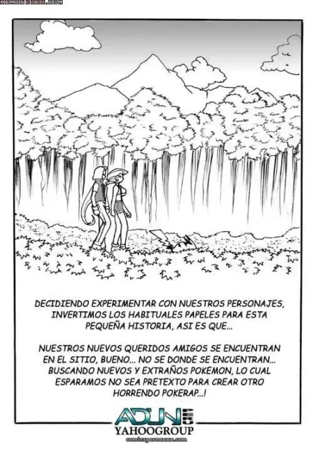 Entrenadores en bosque intercambian roles: ella chupa polla mientras él la folla por detrás entre árboles y montañas.
