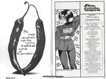 Tina Lala con top corto mostrando tetas y shorts ajustados que resaltan su culo desnudo en Chicas Trabajadoras Vol.15